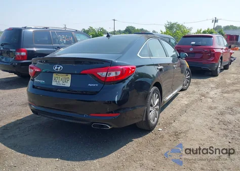 2017 Hyundai Sonata Sport z USA, uszkodzony, nr VIN 5NPE34AFXHH462720